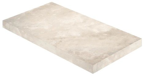 Ступень Ривьера Уайт угловая правая 33x60