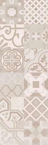 Декор Dover Vetro Ivory W\DEC M NR Satin 1 25x75