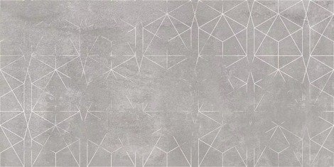 Керамогранит Crush Grey Geo Карвинг 60x120 фото 1