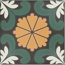 Керамогранит Sync Flower Green 15x15