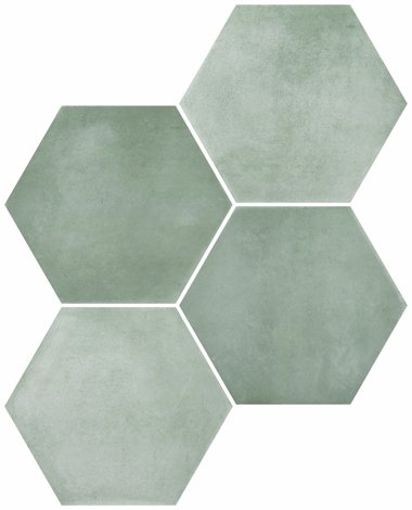 Керамогранит SIX Cementine Aqua 23x27