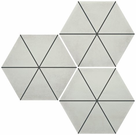 Керамогранит SIX Cementine Capri Talc 23x27