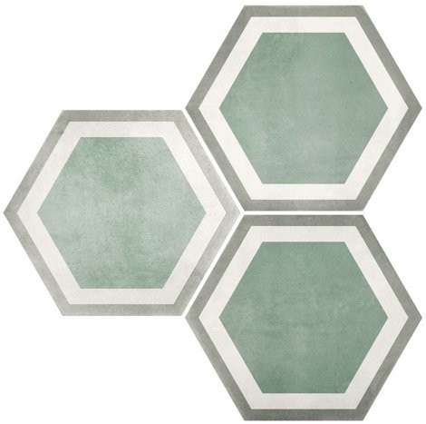 Керамогранит SIX Cementine Pisa Aqua 23x27