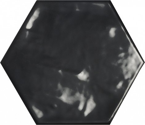 Керамогранит Chiara Negro brillo Hex 20x24