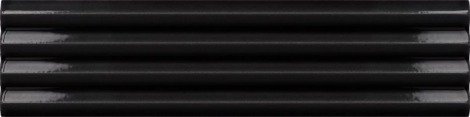 Плитка Costa Nova Praia Black Gloss 5x20