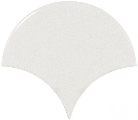 Плитка Scale Fan White 10,6x12