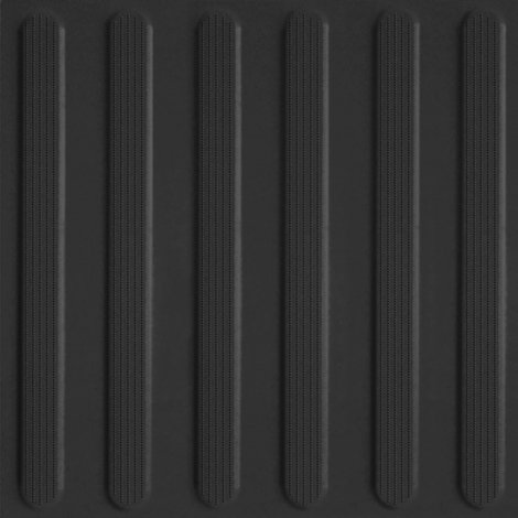 Керамогранит Avenue Lines тактильный линии черный 30x30