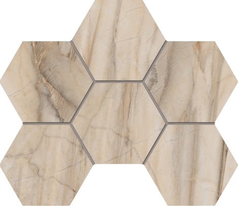 Мозаика Bernini BR 01 Полированный Hexagon