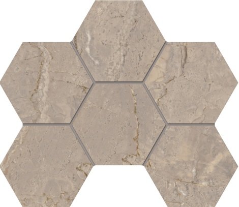 Мозаика Bernini BR 02 Полированный Hexagon