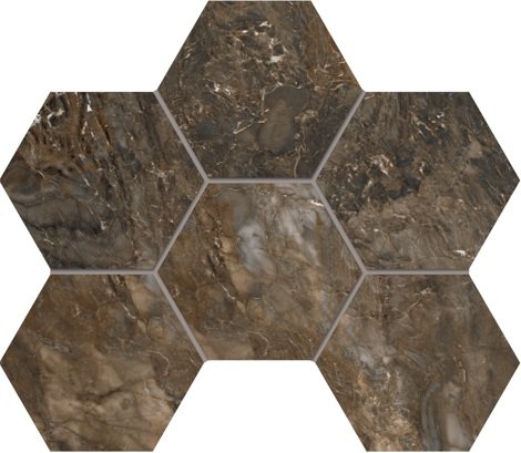 Мозаика Bernini BR 04 Полированный Hexagon