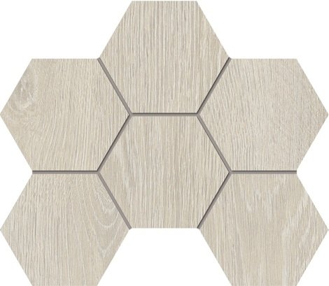 Мозаика Kraft Wood KW 00 Структурированный Hexagon