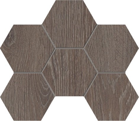 Мозаика Kraft Wood KW 03 Структурированный Hexagon