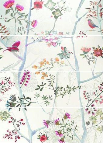 Панно Albi Blanco Garden (из 4-х плиток) 90x126,4