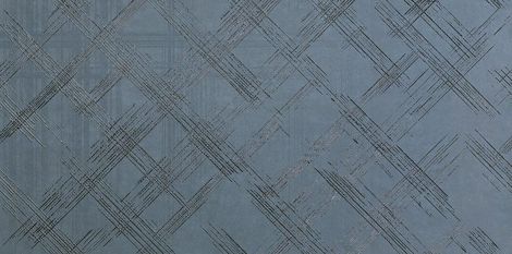 Декор Bloom Metal Blue Silver Inserto 80x160