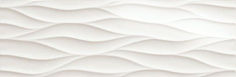 Плитка Lumina Curve White Gloss 25x75