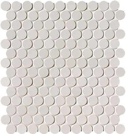 Мозаика Milano & Floor Bianco Round Mosaico Matt 2,2х2,2