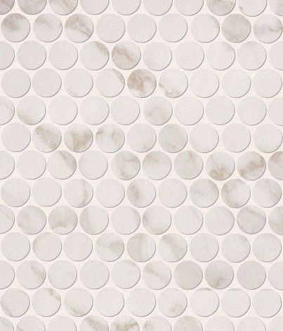 Мозаика Roma Calacatta Round Mosaico