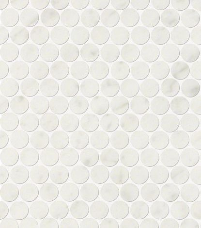 Мозаика Roma Diamond Carrara Round Mosaico 2,2х2,2