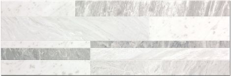 Плитка Roma Diamond Deco White 25x75 фото 1