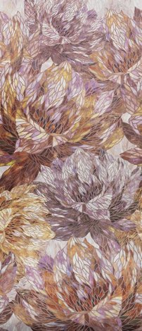Декор Roma Gold Flower Inserto 120x278