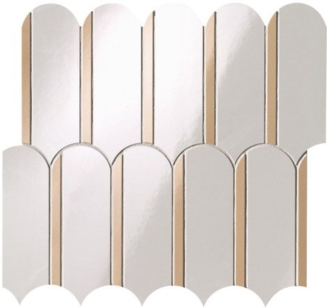Мозаика Roma Gold Onice Neve/Onice Miele Mosaico Archs