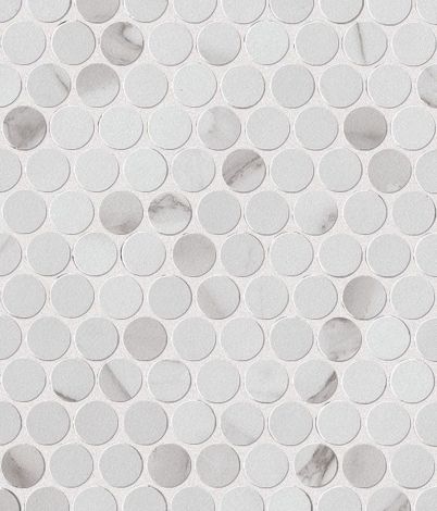 Мозаика Roma Statuario Round Mosaico