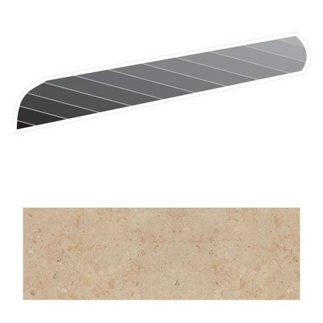 Угол Stonbeige 4.0 Angolo Quarter Round 1,2x20,8