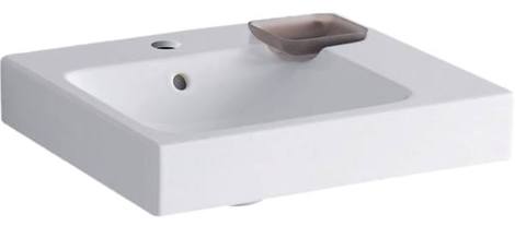 Geberit Icon 50х48,5 Раковина подвесная/встраиваемая с отверстием под смеситель, чаша слева фото 1
