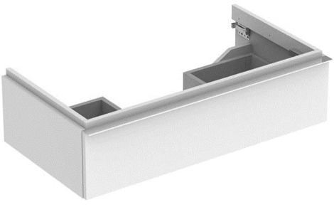 Geberit Icon 89х47,7 Тумба под раковину 90 см с одним выдвижным ящиком, белый фото 1
