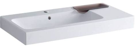 Geberit Icon 90х48,5 Раковина подвесная/встраиваемая с отверстием под смеситель, чаша слева фото 1