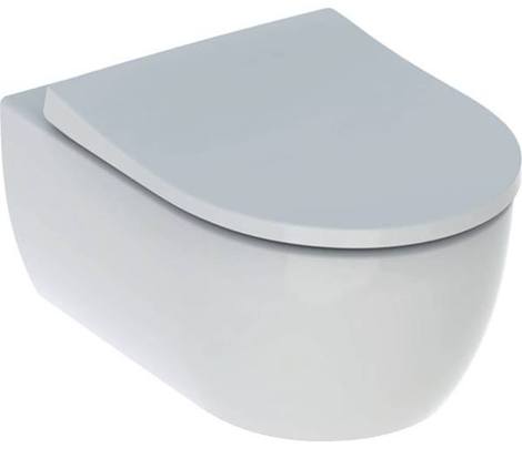 Geberit Icon Rimfree Унитаз подвесной безободковый, с сиденьем дюропласт плавное опускание фото 1
