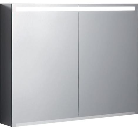Geberit Option 90х70 Зеркало-шкафчик двухдверный c подсветкой фото 1
