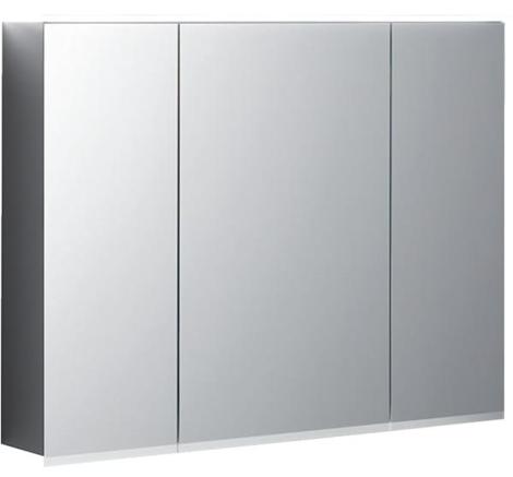 Geberit Option Plus 90х70 Зеркало-шкафчик трехдверный c подсветкой фото 1