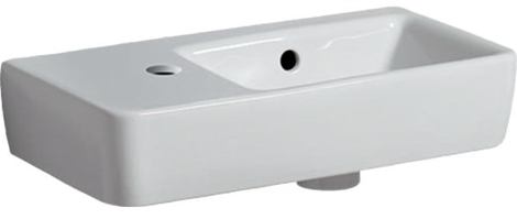 Geberit Renova Compact 50х25 Раковина подвесная/встраиваемая с отверстием под смеситель слева фото 1