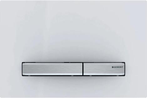 Geberit Sigma 50 Двойная Кнопка слива (белый, кнопки хром)