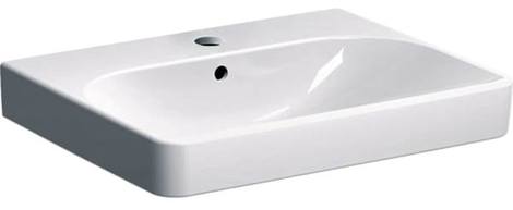 Geberit Smyle Square 60х48 Раковина подвесная/встраиваемая с отверстием под смеситель фото 1