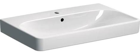 Geberit Smyle Square 74,7х48 Раковина подвесная/встраиваемая с отверстием под смеситель фото 1