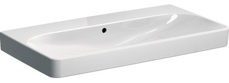 Geberit Smyle Square 90х48 Раковина подвесная/встраиваемая без отверстия под смеситель фото 1