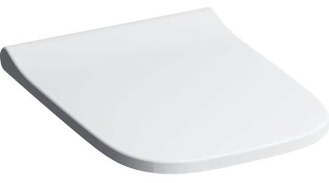 Geberit Smyle Square Slim Крышка-сиденье дюропласт плавное опускание фото 1