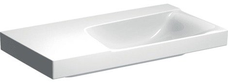 Geberit Xeno-2 90х48 Раковина подвесная/встраиваемая без отверстия под смеситель, чаша справа фото 1