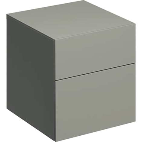 Geberit Xeno-2 Шкаф настенный с двумя выдвижными ящиками, Серый матовый фото 1