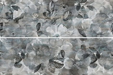 Панно Lauretta Black Panno 01 (из 2-х плиток) 60x90