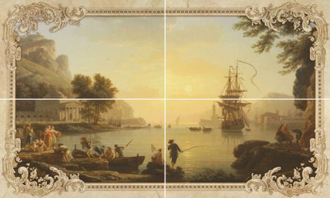 Панно Rotterdam Beige Panno 01 60x100