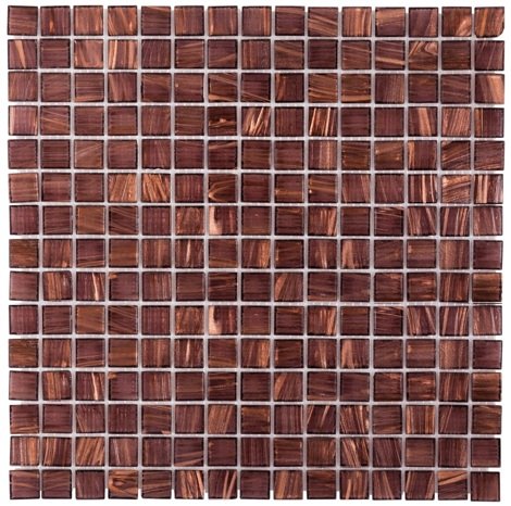 Мозаика Dao glass с авантюрином коричневый 2х2 фото 1