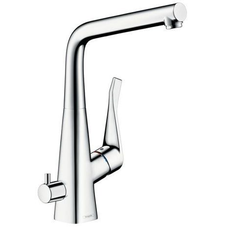 Hansgrohe Metris 320 смеситель для кухни, однорычажный, с запорным вентилем 14888000 фото 1