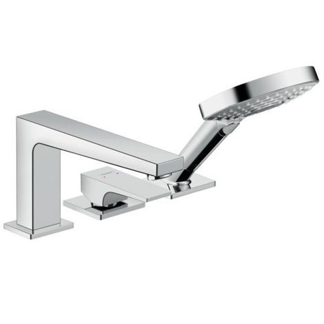 Hansgrohe Metropol смеситель на борт ванны на 3 отверстия, с рычажной рукояткой 32550000 фото 1