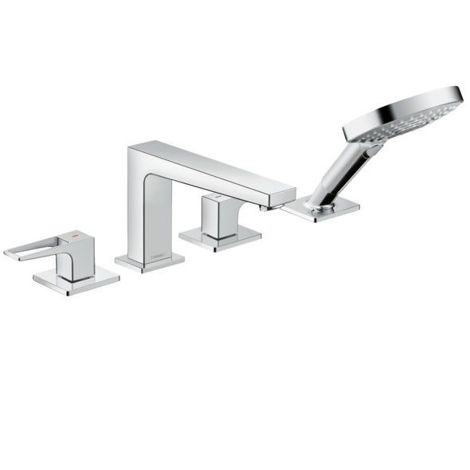 Hansgrohe Metropol смеситель на борт ванны на 4 отверстия, с рукояткой-петлей 74552000 фото 1