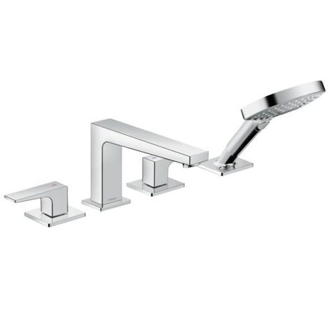 Hansgrohe Metropol смеситель на борт ванны на 4 отверстия, с рычажной рукояткой 32552000 фото 1