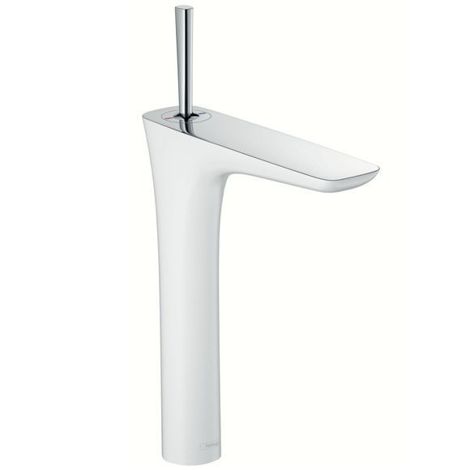 Hansgrohe PuraVida Смеситель для раковины высокий, однорычажный/Белый 15072400 фото 1