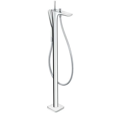 Hansgrohe PuraVida смеситель для ванны с душем, напольный 15473000 фото 1